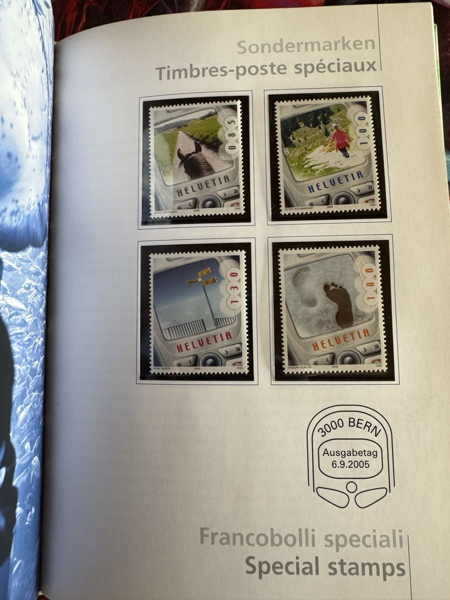 Alben: Schweizer Briefmarken Jahrbuch 2005 komplett postfrisch – Gebraucht aus Leutwil von Jaxon_withXx 7