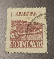 Kolumbien 1945 alte briefmarke