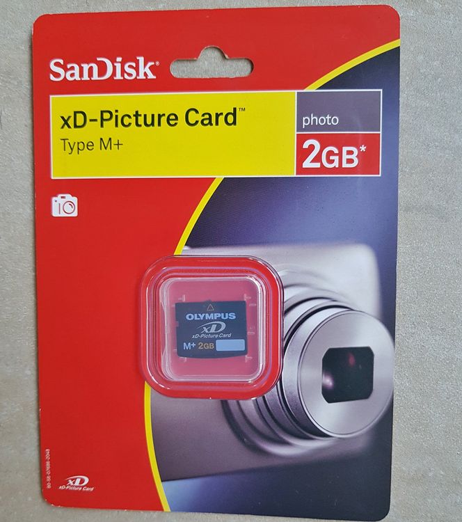 Carte Fujifilm Xd Carte Mémoire XD-Picture Card Type M 2Go INDMEM - Compatible Olympus Et Fujifilm XD Card 2Go Compatible