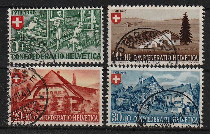 Tutti i francobolli: 1945 Serie Bundesfeiermarken – Usato da Arlesheim venduto da gaugi43