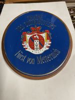 Auszeichnung-Schild für Sekt.v. Hause Fürst von Metternich