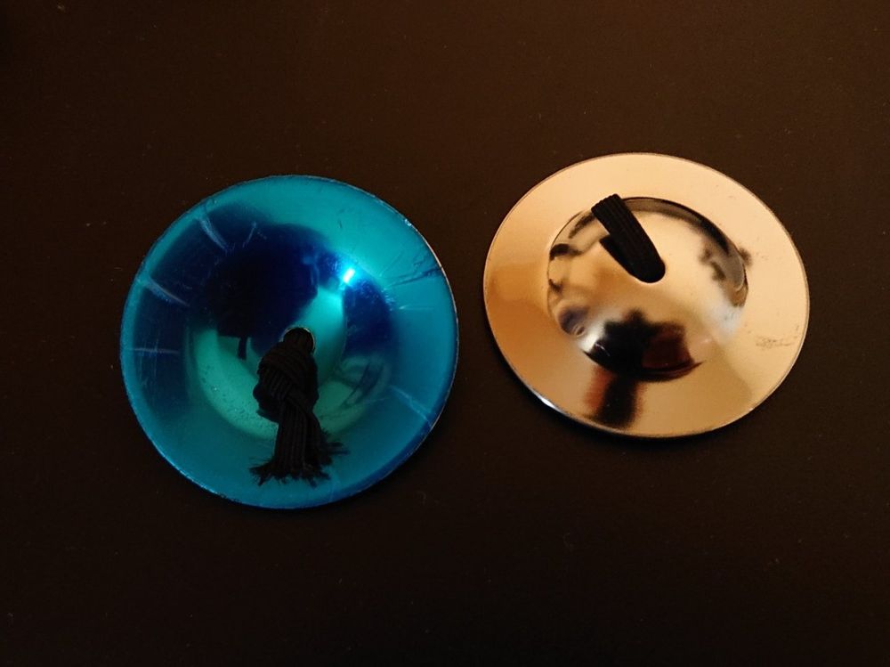 NEU - Mini Hand Becken Gong Percussion - Kinder Musik - Silb (Neu und ...