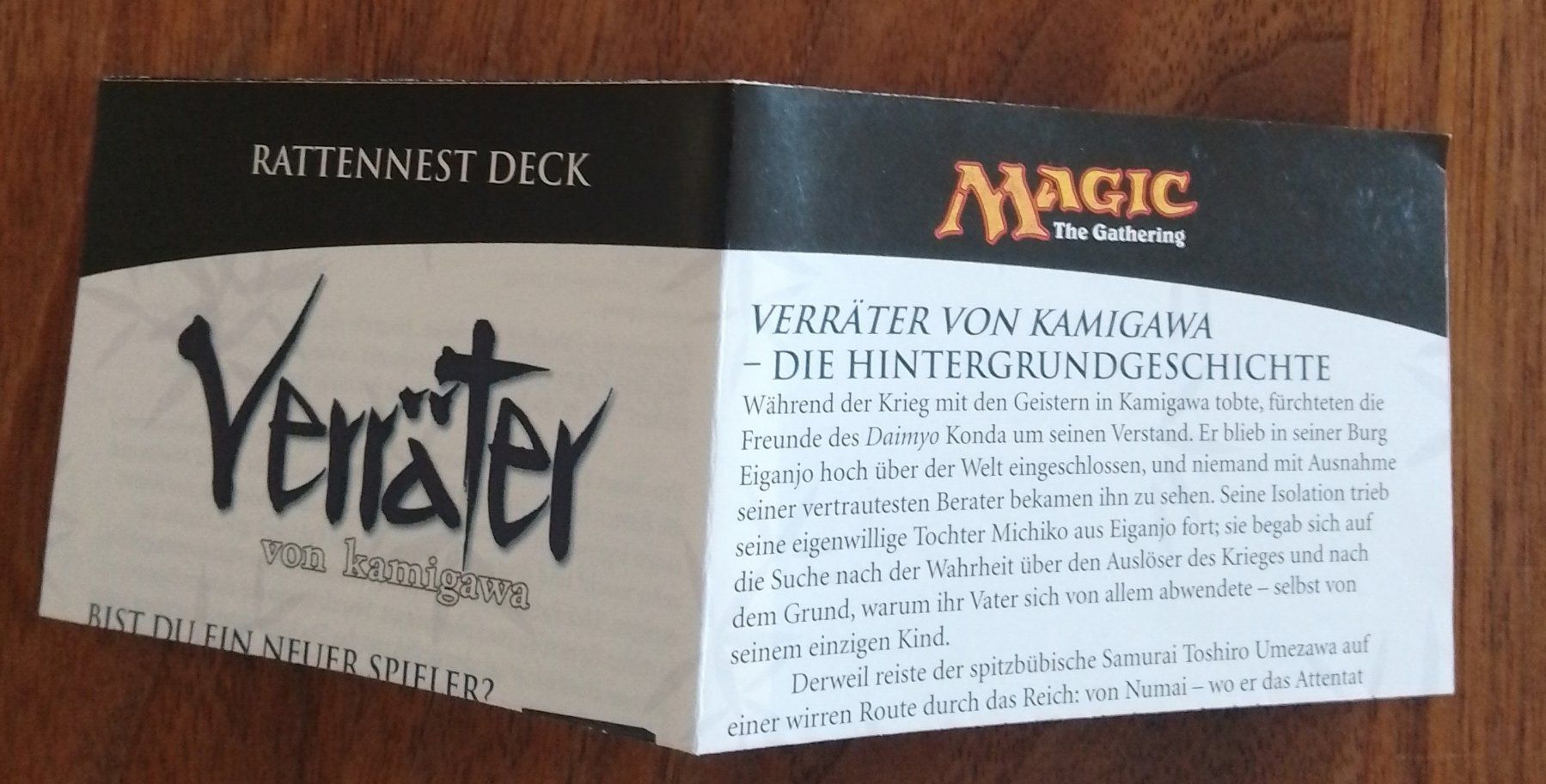 Magic The Gathering Carte collezionabili: Magic the Gathering Werbeblatt gefaltet 17,2 x 30 cm – Usato da Wohlen AG venduto da salamanderspielwaren