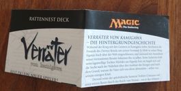 Magic the Gathering Werbeblatt gefaltet 17,2 x 30 cm