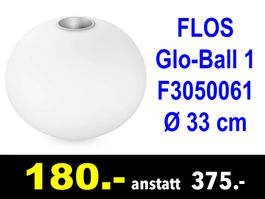 🔴 Glo-Ball FLOS Ø 33 cm opaler Diffusor./640B