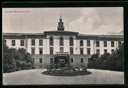 Chur, Anstalt Waldhaus, Frontansicht mit