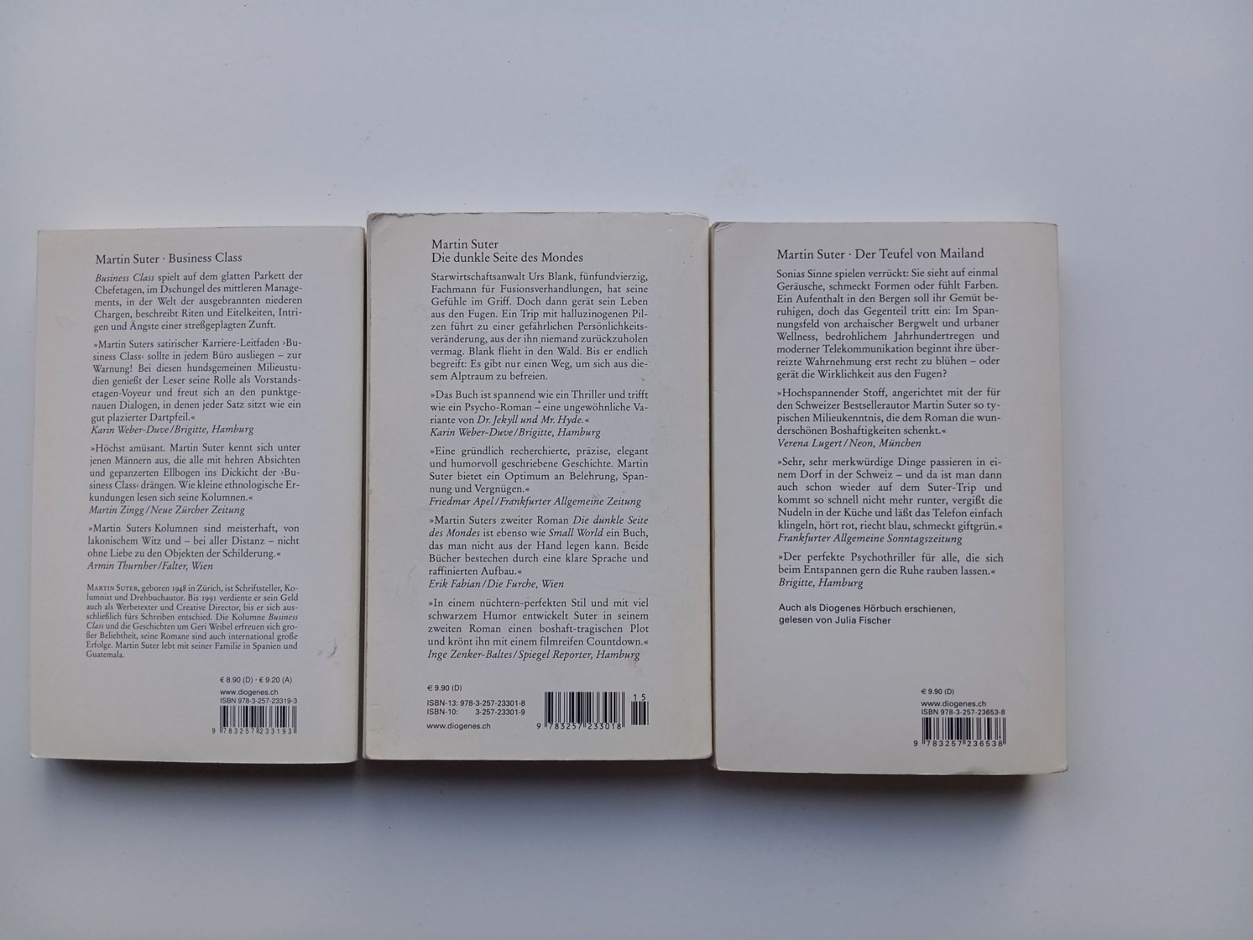 Libri: Martin Suter Romane – Usato da Nussbaumen AG venduto da Lightblue 1