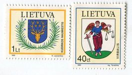 Briefmarken "Wappen". Litauen