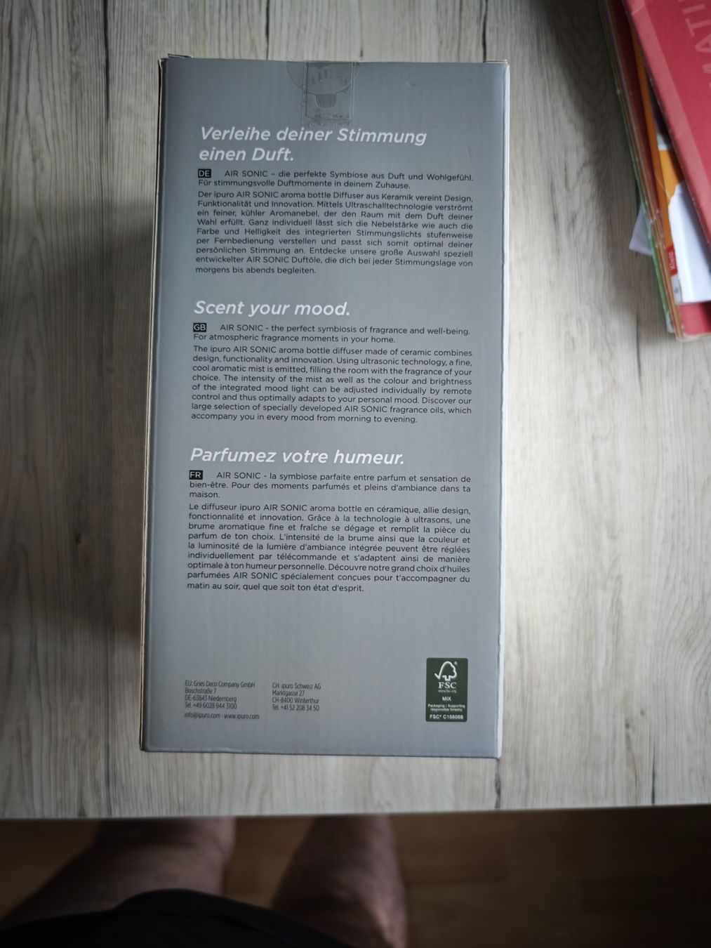 Diffusori di oli essenziali: ipuro Air Sonic Aroma Diffuser Neuwertig & Original! – Nuovo e nell'imballaggio originale da Ennetmoos venduto da berg2011 3