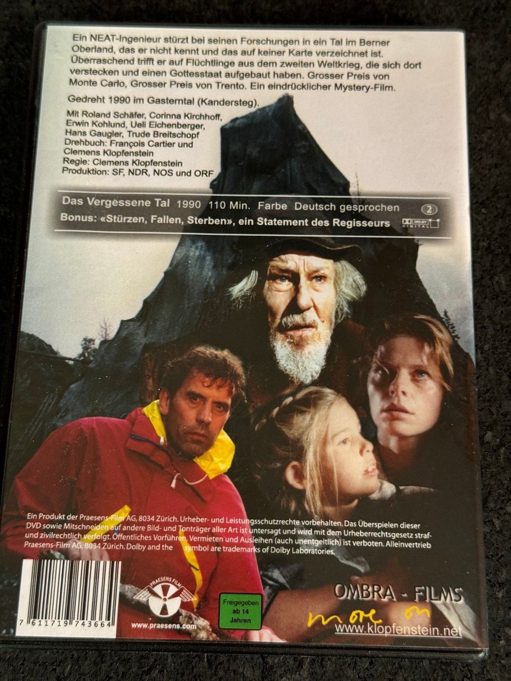 Tutti i DVDs: Das vergessene Tal DVD DE – Usato da Fribourg venduto da tschjoly 1