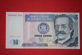 PERU - 10 Intis 1987 UNC (A8658132Q)