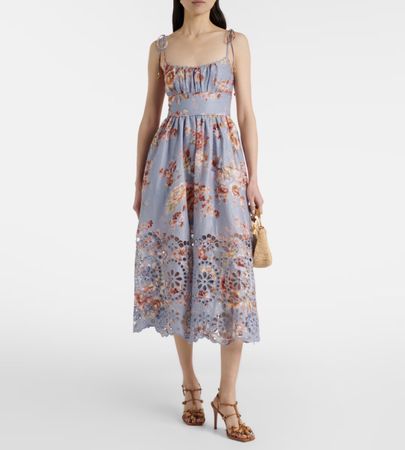 Zimmermann Floral Midi Dress [Rrp$1200]