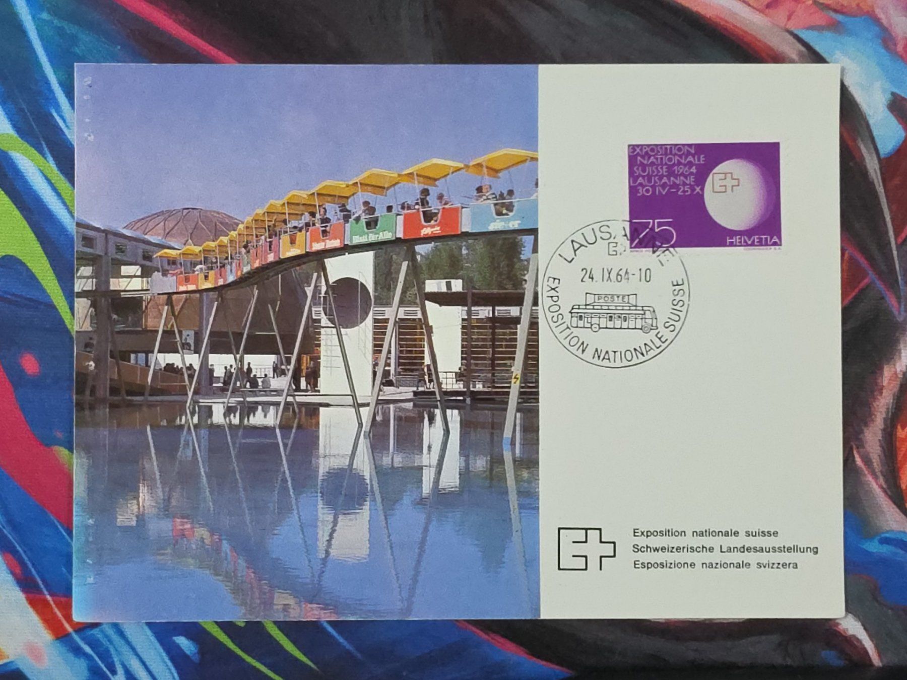 Tutti i francobolli: CL26 Emsemble + Timbre Suisse 1964 – Usato da Cousset venduto da Patrick_Collections 2