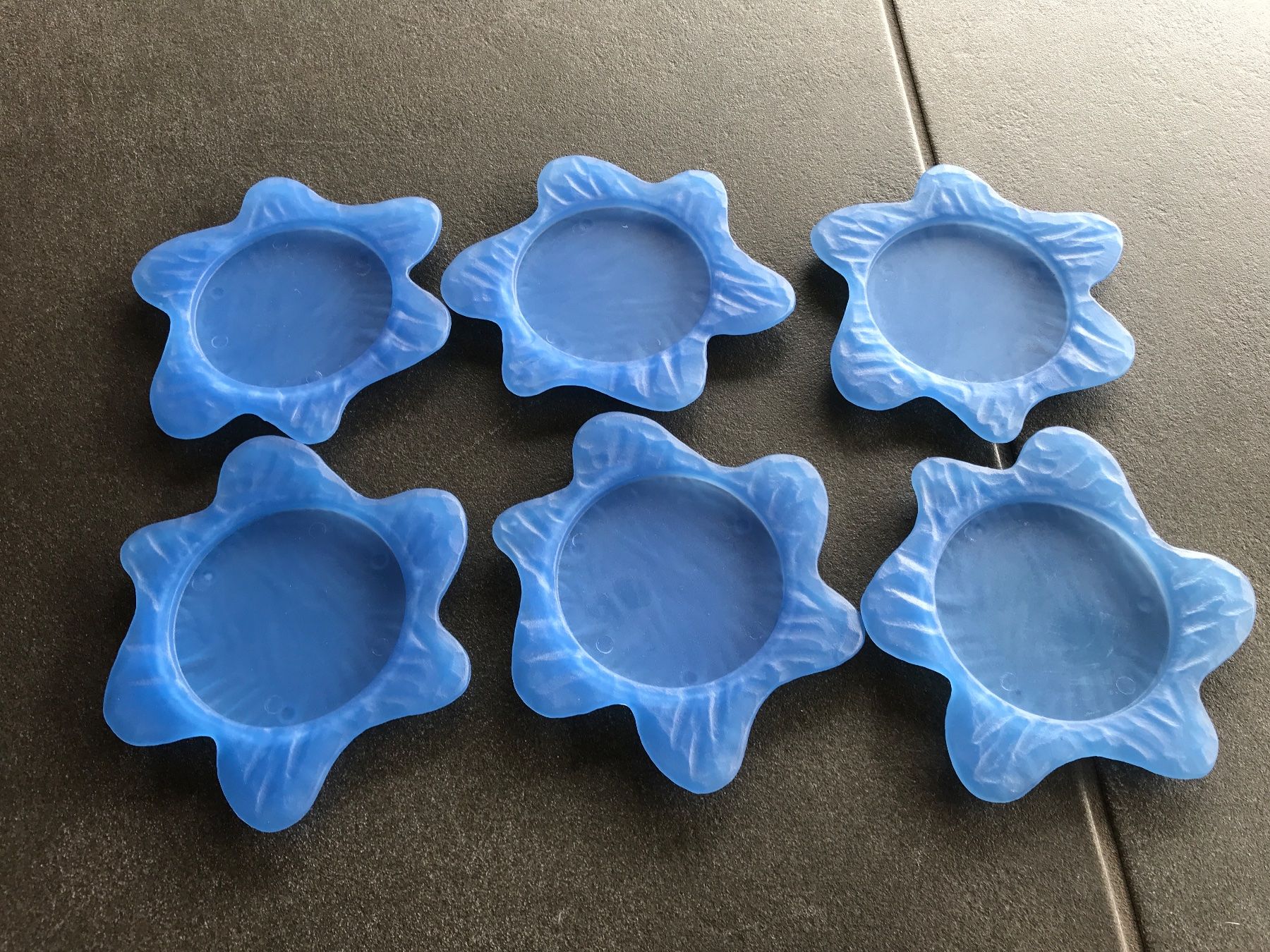 Dessous de verre: 6 Untersetzer blau – D'occasion à Zuzwil BE par feluna3