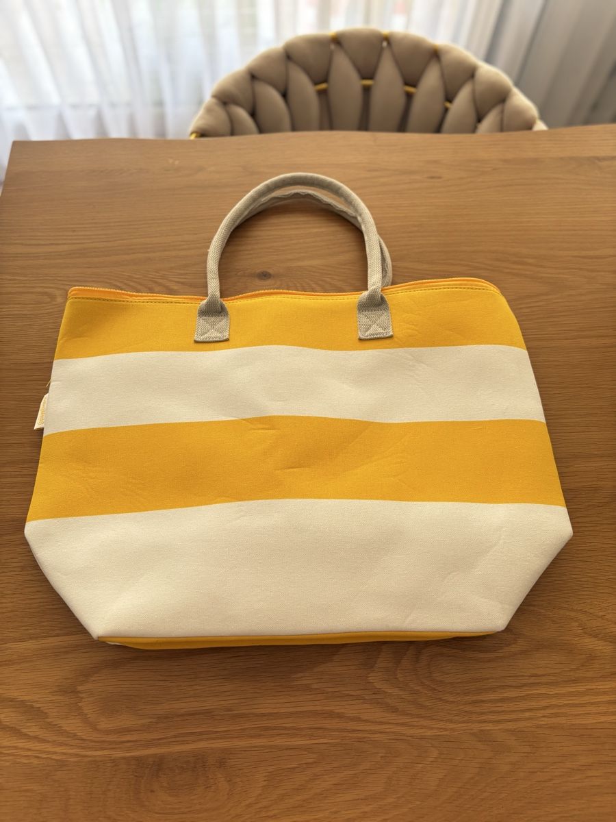 Taschen für Damen: Borsa da mare a righe gialle e bianche – Neu (gemäss Beschreibung) aus S. Antonino von LIKA91 5
