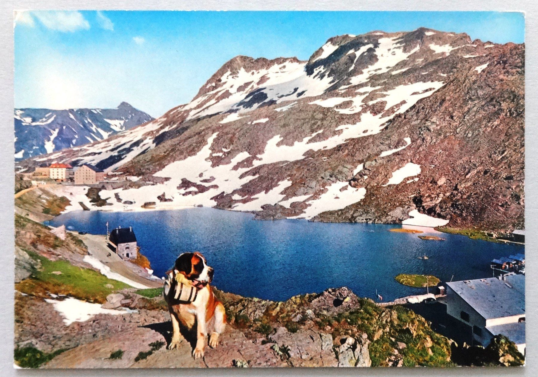 Cartoline postali: Valle d' Aosta - Valico Gd. S. Bernardo m. 2476 – Usato da Fétigny venduto da Billy2miny