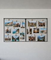 Fotogitter Memoboard aus Metall – Fotowand & Pinnwand