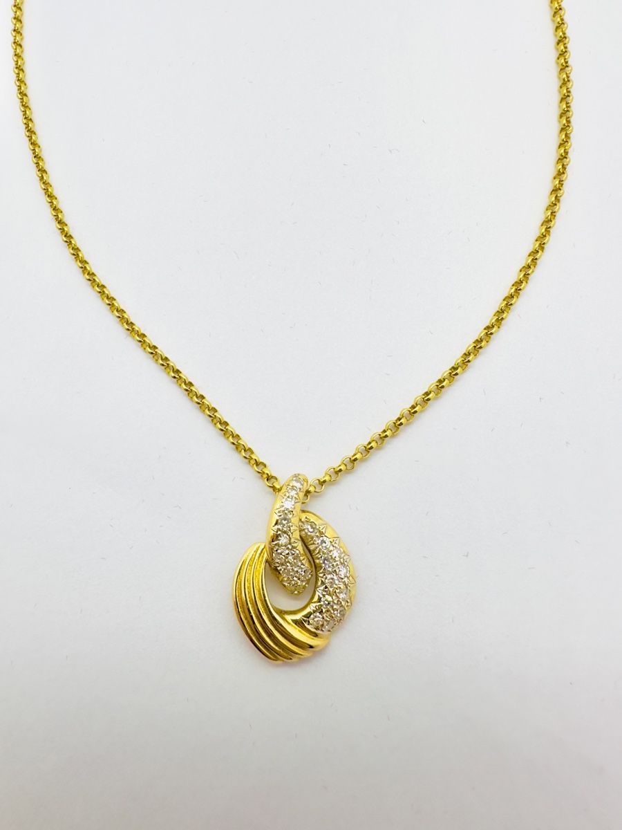 Catenine: 750 Gold Collier mit 050 ct Brillanten – Nuovo (secondo la descrizione) da Murg venduto da MTGold