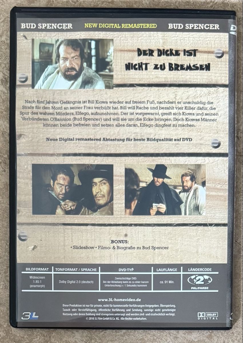 Tutti i DVDs: DER DICKE IST NICHT ZU BREMSEN  – Nuovo (secondo la descrizione) da Dietikon venduto da AndreaSch01 1