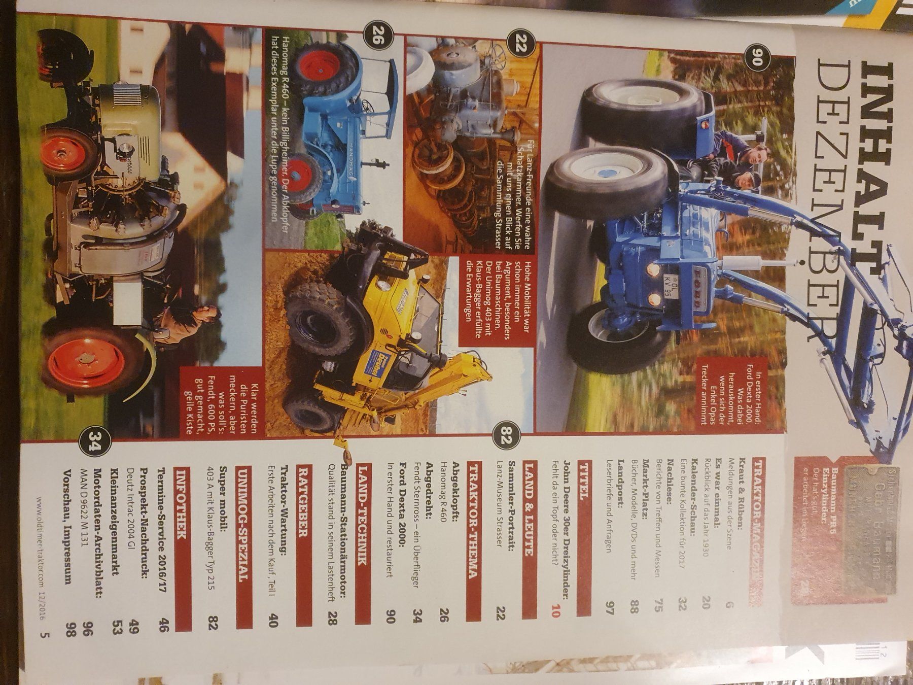 Ford Trattori: Oldtimer Traktor 12/16 John Deere 830 - 1630 Unimog 403 xb – Usato da Flawil venduto da sr1_f6st 1