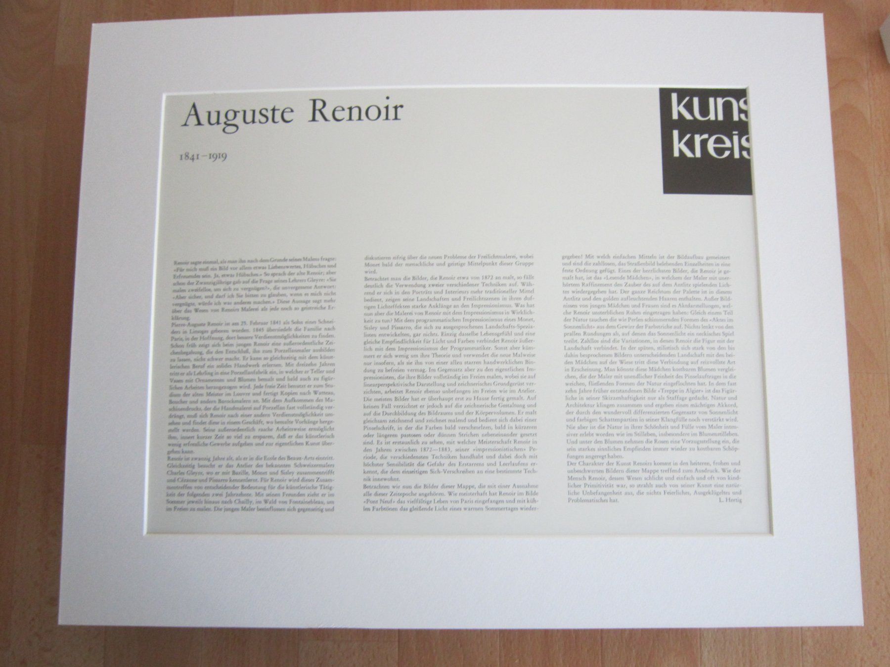 Gemälde: 5 x Auguste Renoir 1841-1919 – Neu (gemäss Beschreibung) aus Oberwil BL von Kompa 5