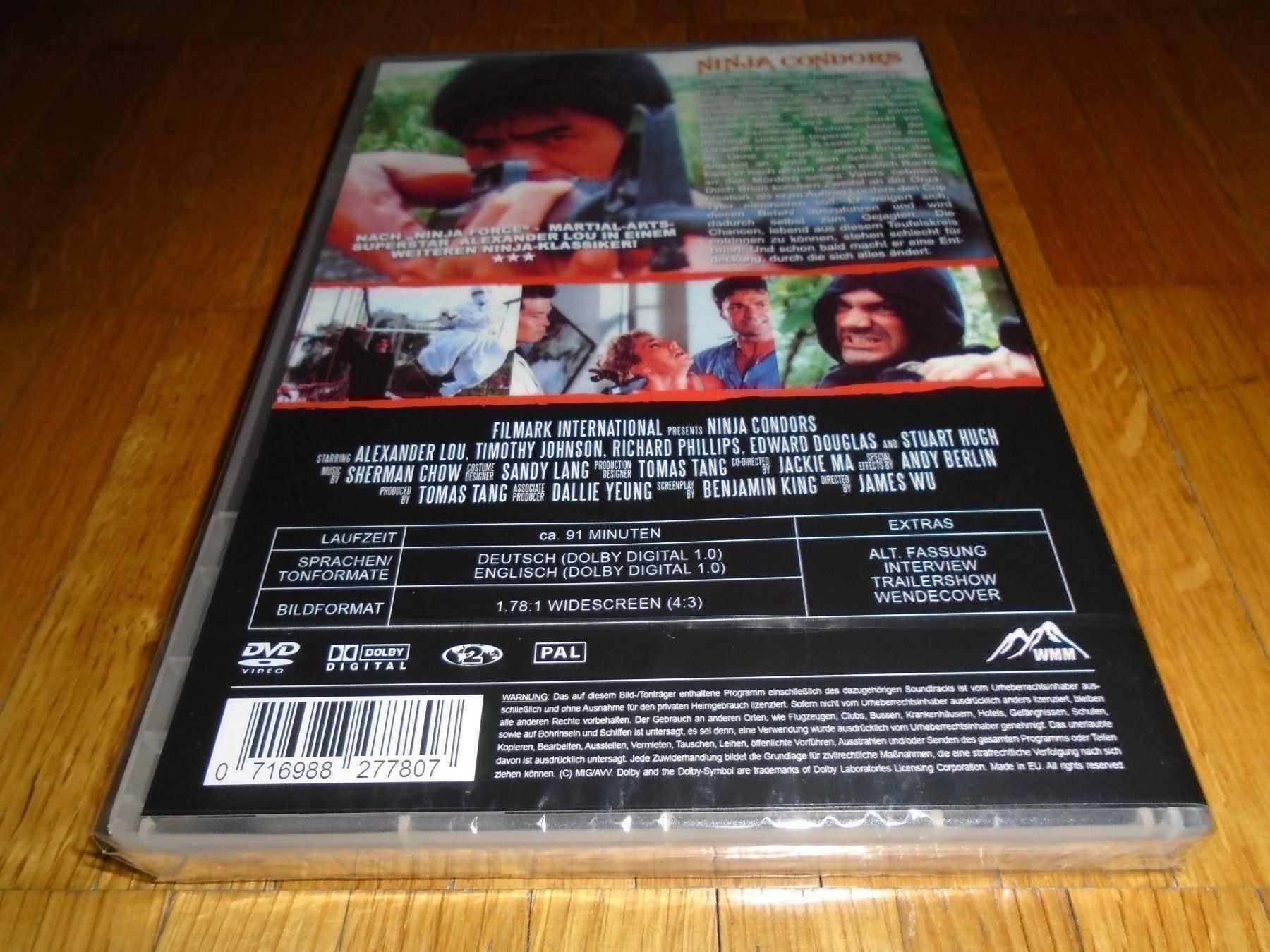 Tutti i DVDs: Ninja Condors - UNCUT – Nuovo e nell'imballaggio originale da Basel venduto da havsok 1