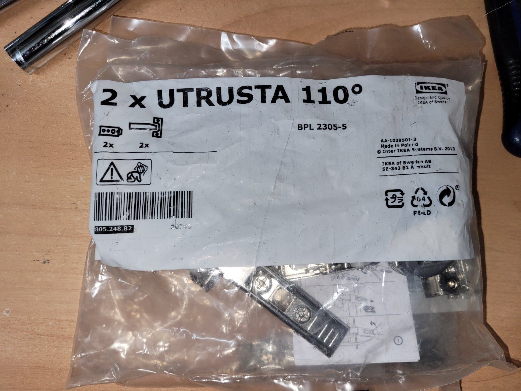 Ikea Ferramenta: Charnières de meubles – Nuovo (secondo la descrizione) da Bionnens venduto da Meg011