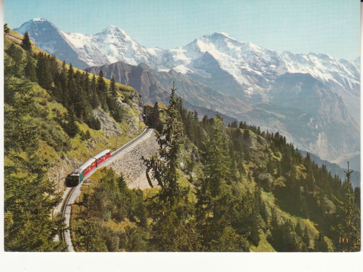 Cartoline postali: Schynige Platte Bahn ca. 1970 – Usato da Bürglen TG venduto da StampGraf