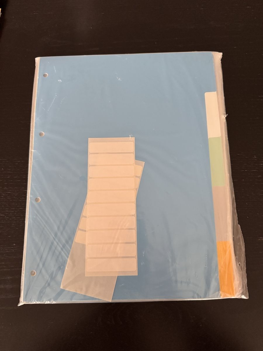 Raccoglitori: 8 Kunststoff-Register M-Office – Nuovo (secondo la descrizione) da Bern venduto da chr_y8f7 1