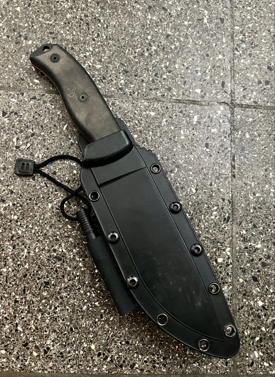 Zubehör: Messer ESEE Rowen mit Feuerstahl und Scheide – Gebraucht aus Zürich von Phantom1