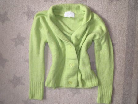 tolle OPUS Damen Strick Jacke Gr M mit MOHAIR