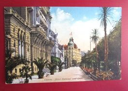 AK - Alte Ansichtskarte von Luzern Hotel National Quai 1913