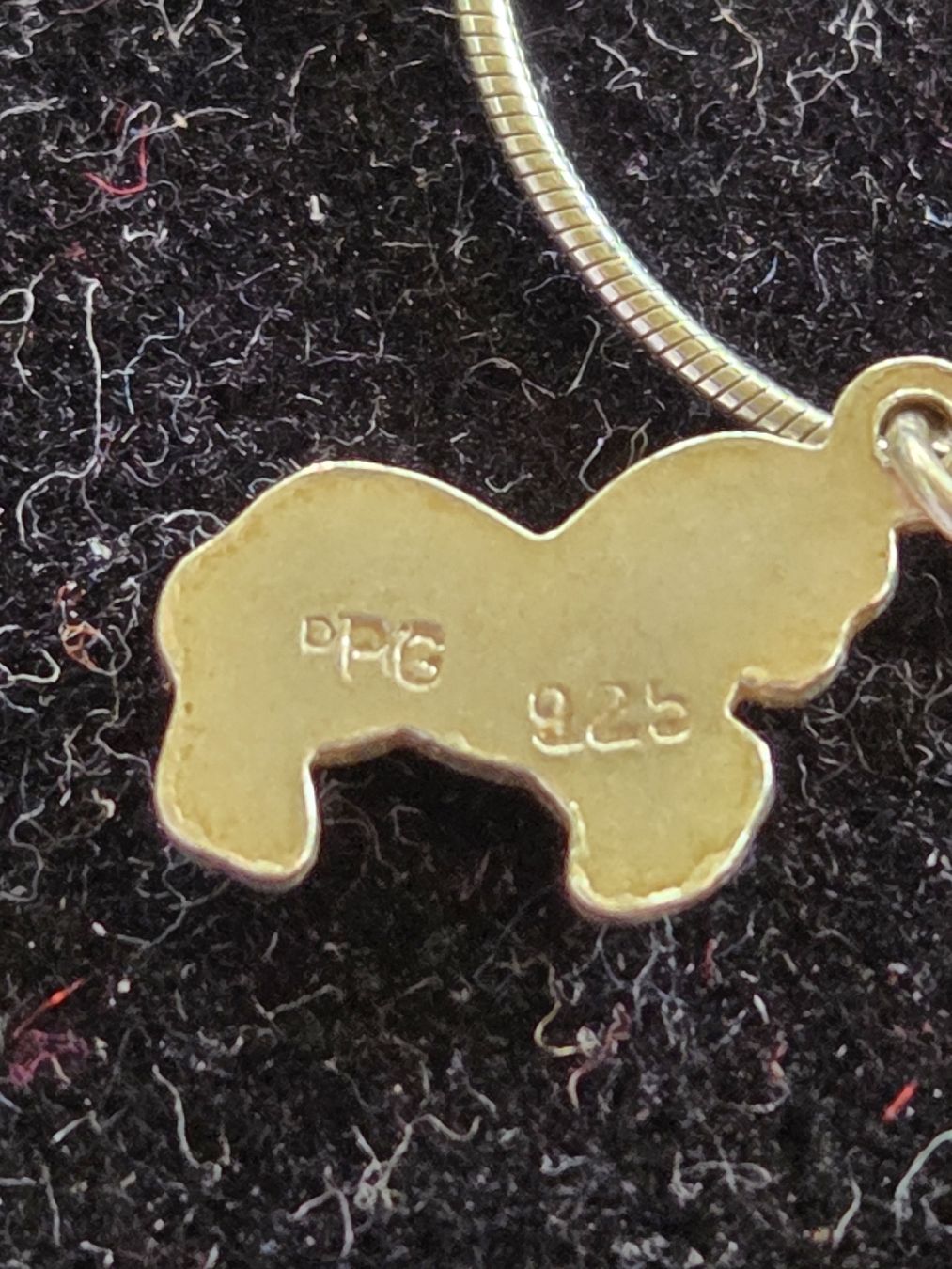Orecchini pendenti & Orecchini a lobo: Kette Ohrstecker Pferd Silber 34cm – Usato da Subingen venduto da DENDLE20 4