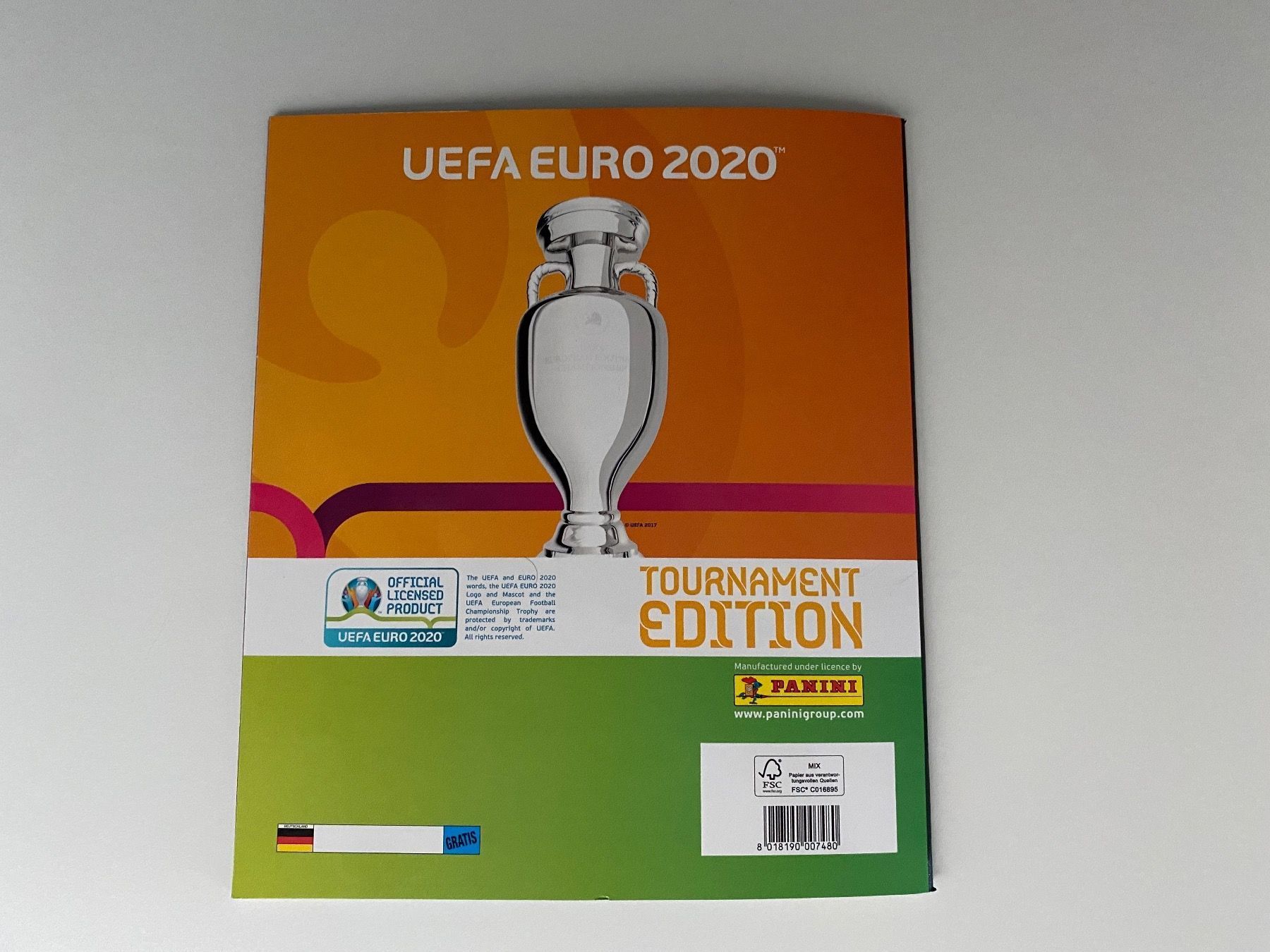 Panini Alben: Panini Leeralbum EM 2020. Version DE. Tournament Edition – Gebraucht aus Hergiswil LU von FcMalkov 9