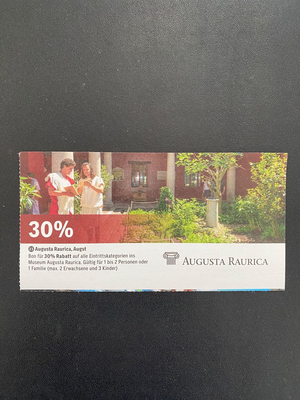 Buoni: Augusta Raurica, Augst / 30% Rabatt – Nuovo (secondo la descrizione) da Uetliburg SG venduto da GK2004