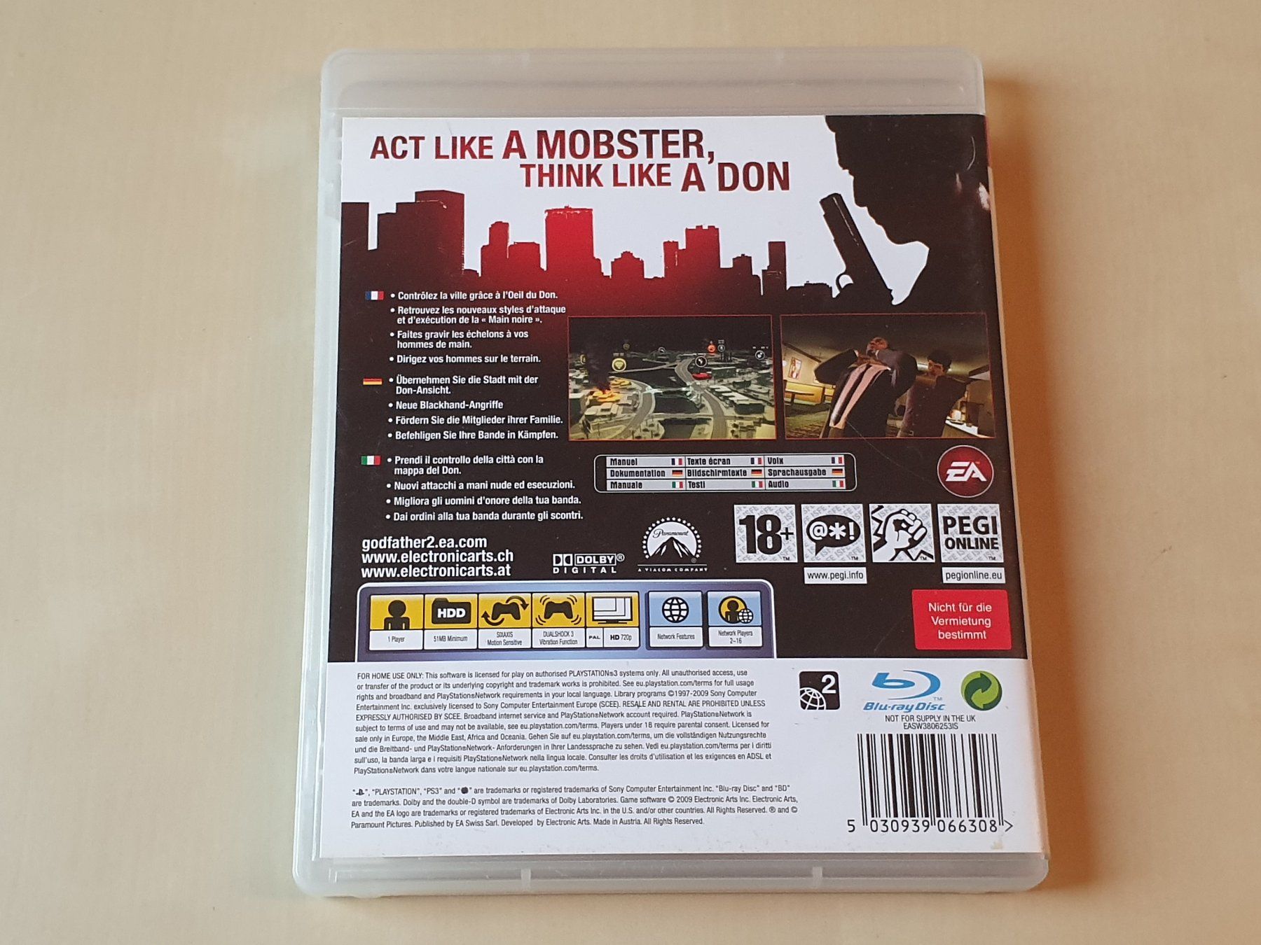 Sony Spiele: The Godfather II – Gebraucht aus Stansstad von collectorsshop 1