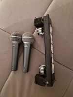 2x Shure SM58 Beta A Handorgel Mikrofon