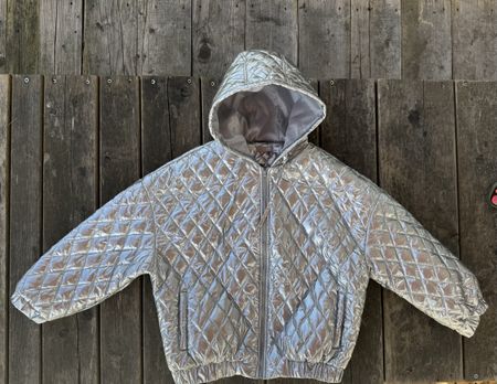 Silber Jacke von MJM NOW / NEU / Grösse: M