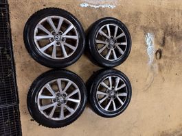 4 originale VW Alufelgen 16 Zoll, 6,5Jx16 ET50, 5x112,