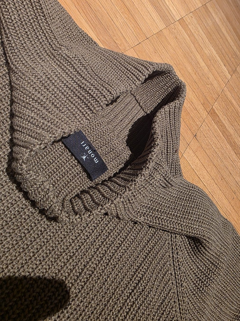 Monari Maglioni & Felpe: Monari Strickpullover, Olivgrün, Grösse 38, Top Zustand – Usato da Laufenburg venduto da may_r2st 3