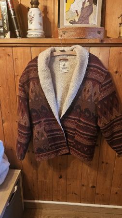 Veste d'hiver chaude et stylée, taille S/M, oversized