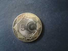 Türkei 5 lira 2024 unz