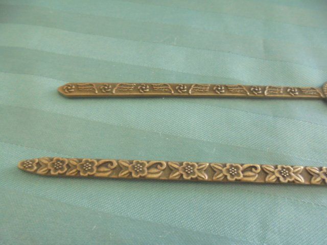 Accessori per capelli: 2 Haarnadeln Bronze mit Blumen – Usato da Hinwil venduto da Glasperlen 1