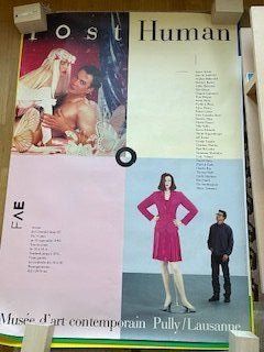 Foto & Immagini: Vintage Poster "Post Human", FAE Pully/Lausanne, 1992 – Nuovo (secondo la descrizione) da Basel venduto da hda_x75p