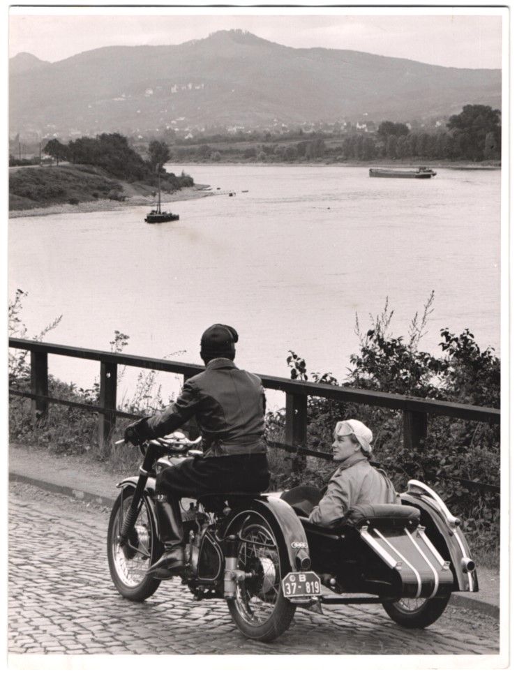 Fotografie & Manifesti: Fotografie Motorrad DKW mit Steib Seiten – Usato da Berlin venduto da bartko-reher