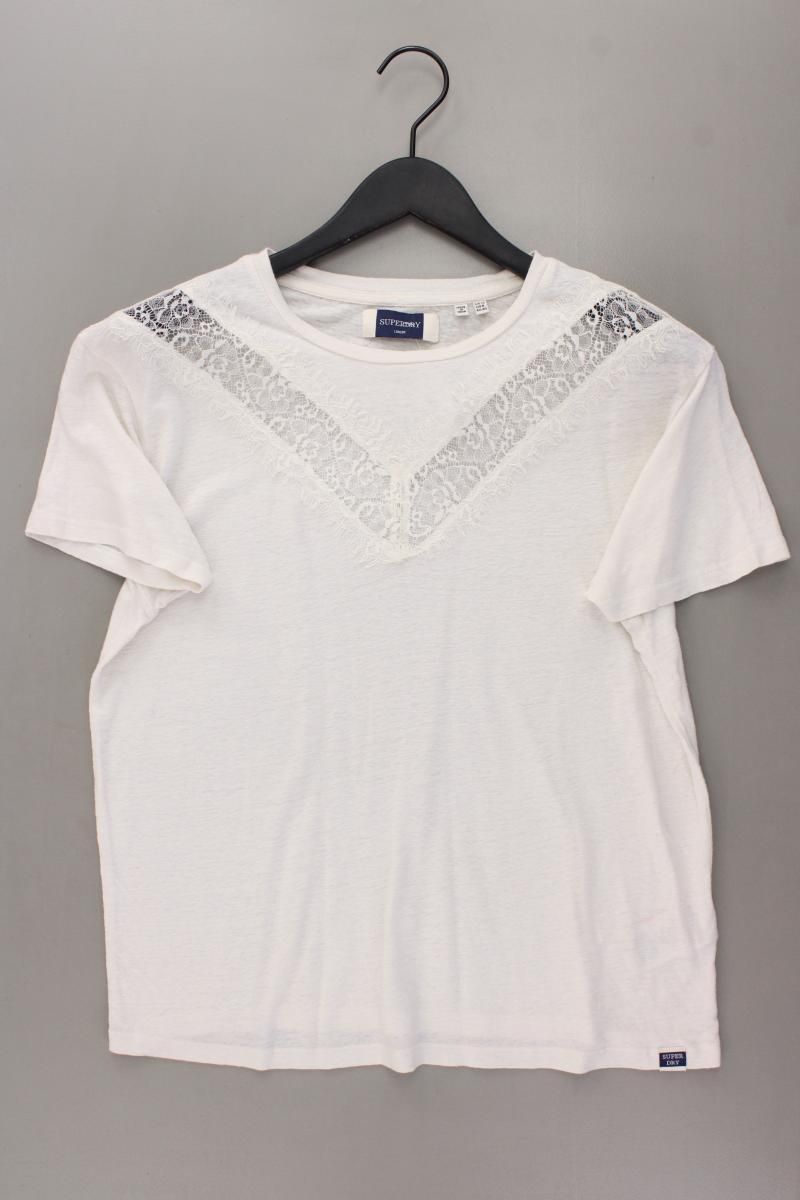 T-shirt: Superdry T-Shirt Gr. 40 Kurzarm creme – Usato da Neustadt an der Waldnaab venduto da SecondLifeFashion
