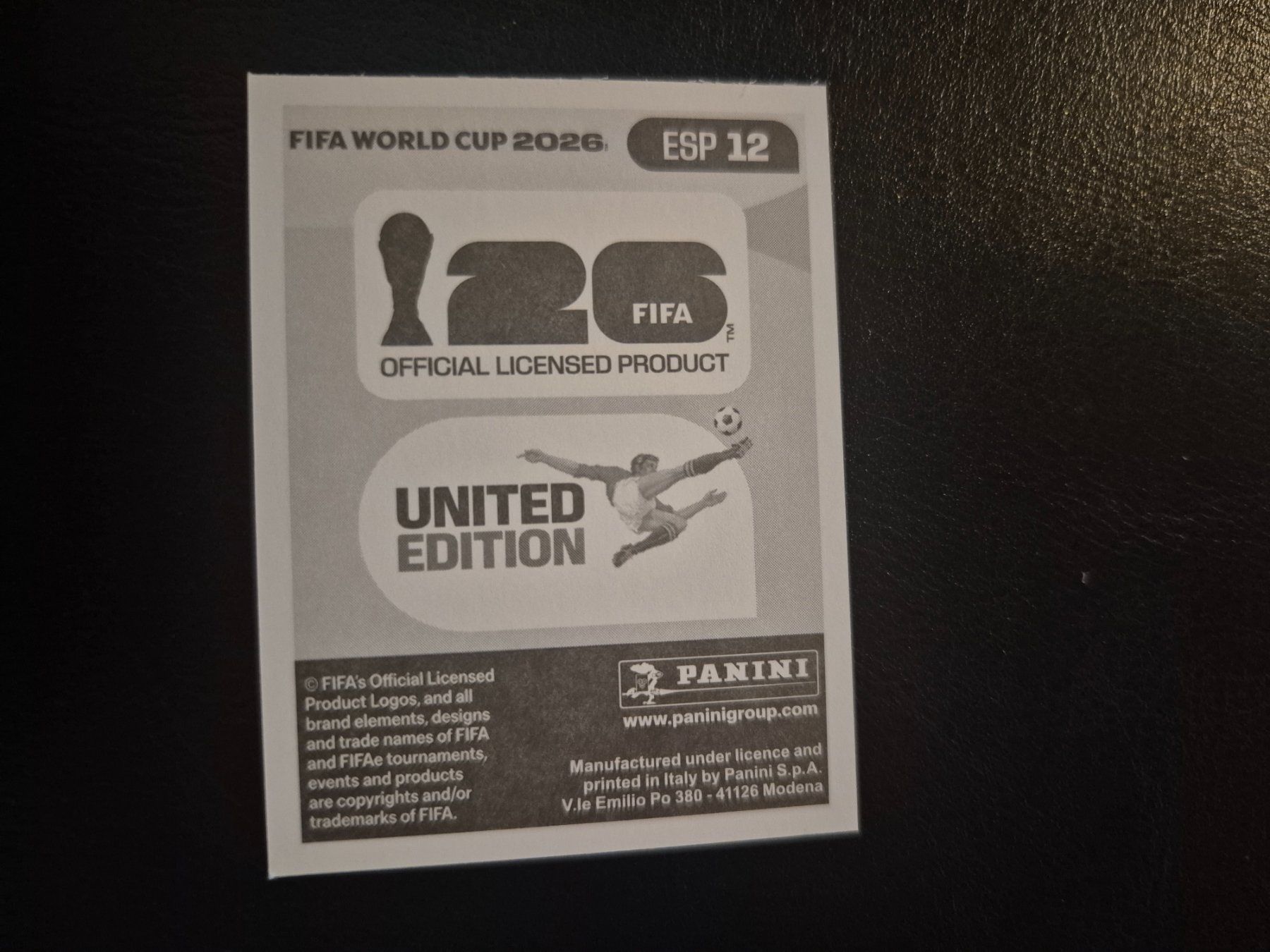 Panini Carte collezionabili: Panini WM 26 ESP 12 – Nuovo (secondo la descrizione) da Rorschacherberg venduto da AJ3108 1