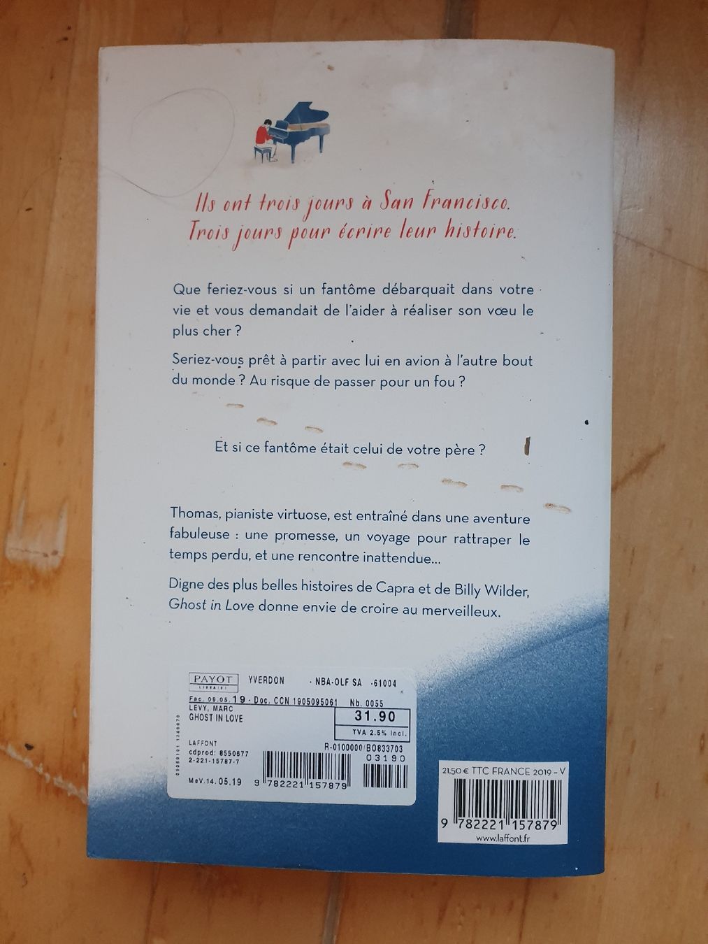 Libri: "Ghost in Love" Marc Levy, Roman – Usato da Yverdon-les-Bains venduto da somiou 1