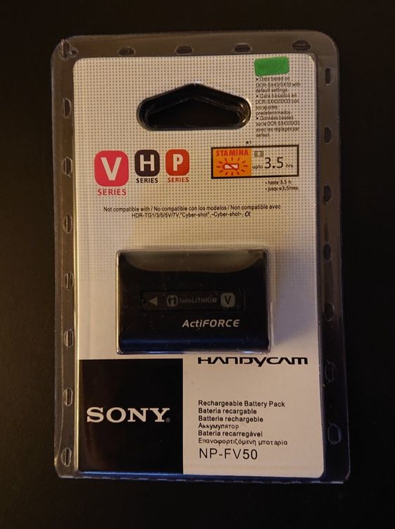 NEU - Sony NP-FV50 NP FV50 Akku Rechargeable Battery Pack | Kaufen auf ...