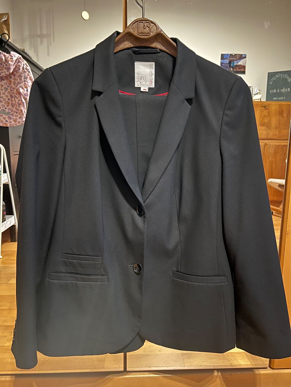 S.Oliver Giacche: Schwarzer Blazer Gr. 44 Marke S. Oliver – Usato da Münsingen venduto da est_s6vf